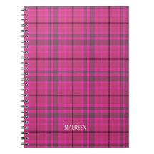 Anpassad preppy rosa & lila rutig tartan trendig