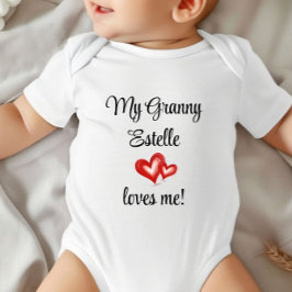 Anpassad present från mormor, mormor älskar mig, u t shirt