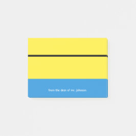 Anpassad present i form av anteckningsblock för lä post-it block