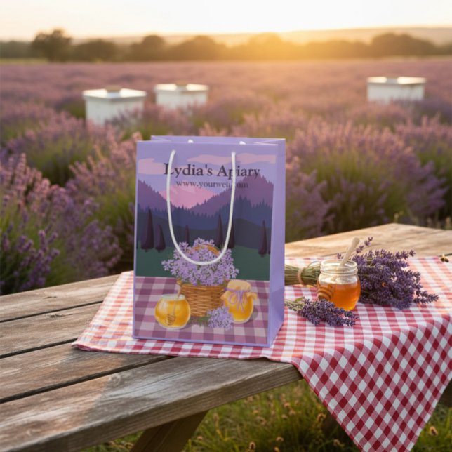 Anpassad presentpåse av honung och lavendel (Skapare uppladdad)