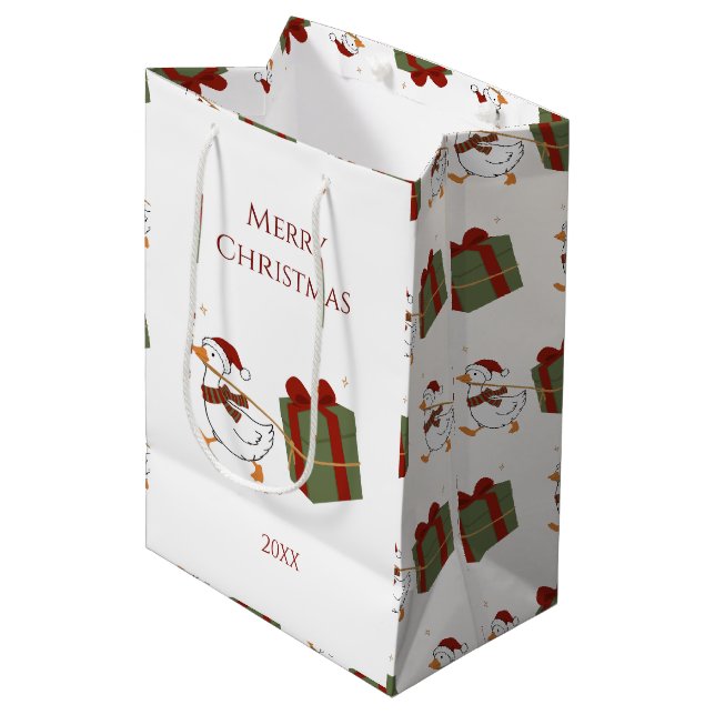 Anpassad presentstöldsgås jul (Framsidan Vinklad)