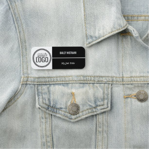 Anpassad professionell logotyp Anställds namn Svar Namnbricka