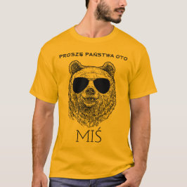 Anpassad PROSZĘ PAŃSTWA OTO MIŚ Män Rolig PRL Pols T Shirt