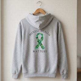Anpassad Psykisk Hälsa Är Viktigt Botanisk Bakre T Hoodie