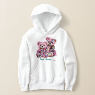 Anpassad Punkbjörn Hoodie T Shirt