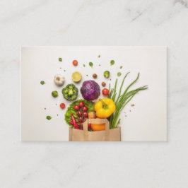 Anpassad QR för näringsgenomgång Visitkort