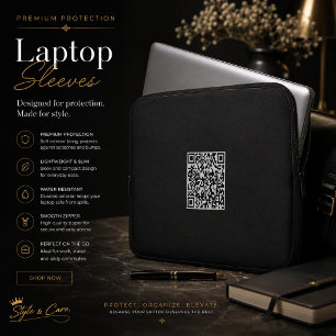 Anpassad QR-kod för bärbar datorsleeve för varumär Laptop Fodral