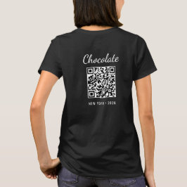 Anpassad QR-kod för personal på chokladfestivalen T Shirt