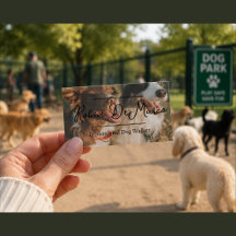 Anpassad QR-kod för professionell hundpromenadverk