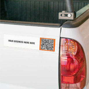 Anpassad QR-kod Kampanjdekal Exempel Bildekal