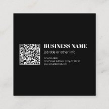 Anpassad QR-kod & Redigerbar Retro-modern text
