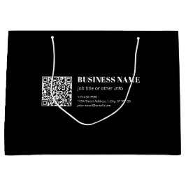 Anpassad QR-kod & Redigerbar Retro-Moderna Text