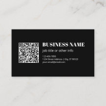 Anpassad QR-kod & Redigerbar Retro-Moderna Text