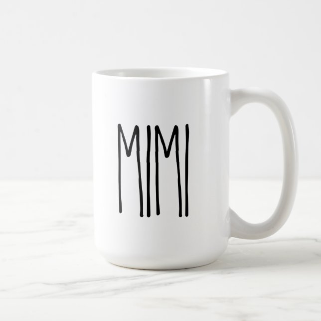 Anpassad RAE DUNN MIMI kaffemugg (Höger)