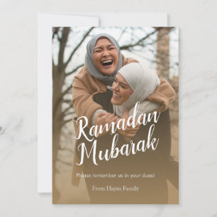 Anpassad Ramadan Mubarak Eid Mubarak Foto Julkort