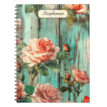 Anpassad Reflekterande Shabby Chic Turkos Ros