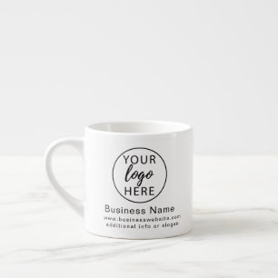 Anpassad Reklam Företagets Logotyp Espressomugg