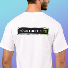 Anpassad Reklam-T-Shirt - Logo på Baksidan T Shirt