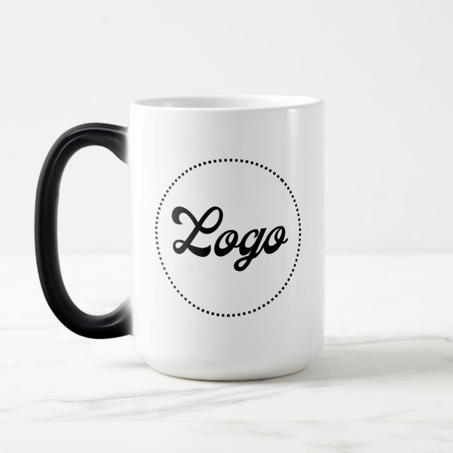 Anpassad Reklam Värmeförändrande Magisk Logotyp Mu Mugg (Vänster)