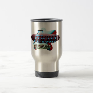 Anpassad resemugg med grafisk design