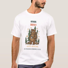 Anpassad Retro Camp Bear T-shirt