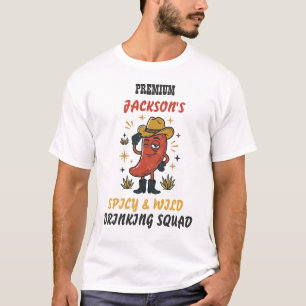 Anpassad Retro Chili Drickat-Shirt T Shirt