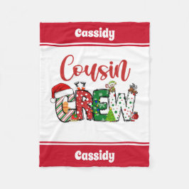 Anpassad Retro Kusin Crewe Jul  Fleecefilt
