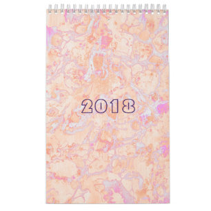 Anpassad Retro Marmor Konst Kalender