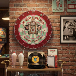 Anpassad Retro-restaurang Darttavla