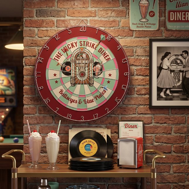 Anpassad Retro-restaurang Darttavla (Skapare uppladdad)