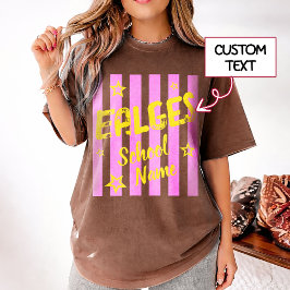 Anpassad Retro Skolanda Mascot T-Shirt