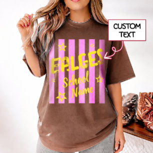 Anpassad Retro Skolanda Mascot T-Shirt