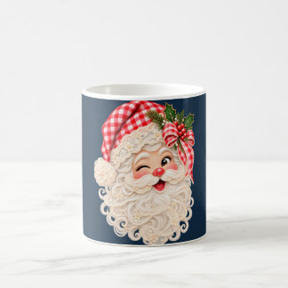 Anpassad Retro Spets Jul Tomte, God Jul Kaffemugg