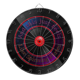 Anpassad Retro Vinyl - Snurrande Skivor Dartboard Darttavla
