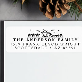 Anpassad Returadress för aktivitetshöjdskort Etikett