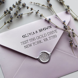 Anpassad returadressgummistämpel | Personlig Självfärgande Stämpel