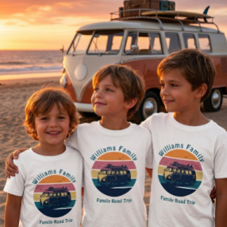 Anpassad Road Trip för Barn T Shirt
