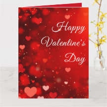 Anpassad röd glitterhjärta blank valentin
