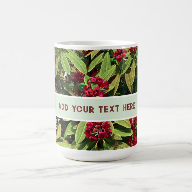 Anpassad Rododendronblomning Kaffemugg (Center)