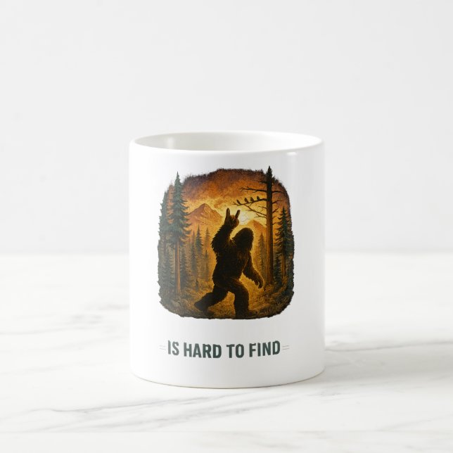 Anpassad rolig Bigfoot Sasquatch-design - Personli Kaffemugg (Center)