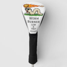 Anpassad Rolig Golf Worm Burner Huvudbonad Låg Och