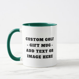 Anpassad rolig golfcitat-mugg - skämtpresent mugg