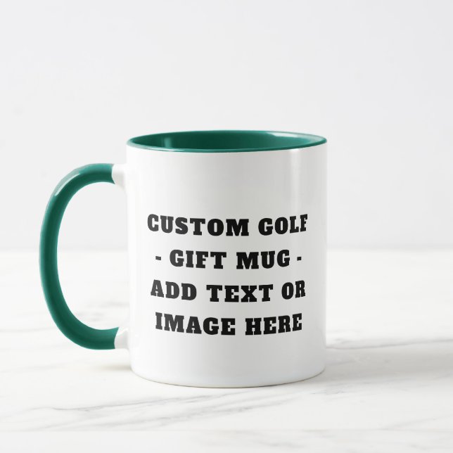 Anpassad rolig golfcitat-mugg - skämtpresent mugg (Vänster)