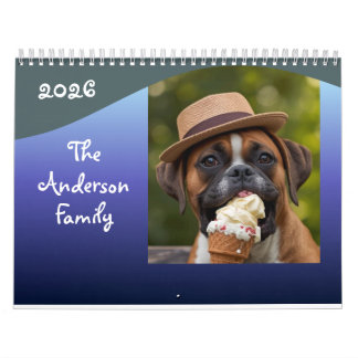 Anpassad Rolig Hund Foto Kalender Personalisera