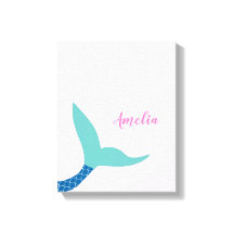 Anpassad Rosa Blå Turkos Magisk Sjöjungfru Svans B