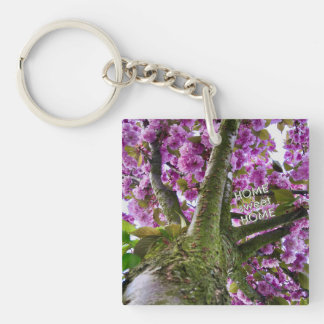 Anpassad Rosa Blommande Träd Krona Foto -