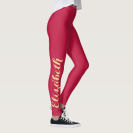 Anpassad Rosa för  av chicens Snyggt Yoga Sports Leggings