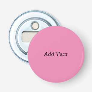 Anpassad Rosa Lägg Till Din Text Mall Flasköppnare