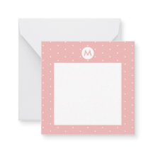 Anpassad rosa prickig initial