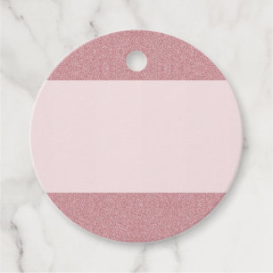 Anpassad Rose Gold Glitter Look Tom Mallayout Gåvor Etiketter